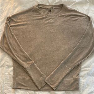 Mono B Women’s Taupe Crewneck Dolman Sweater